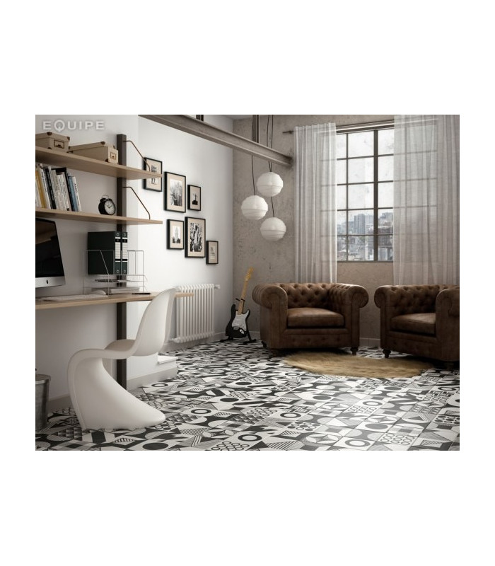 Patchwork B&W 20x20 Equipe