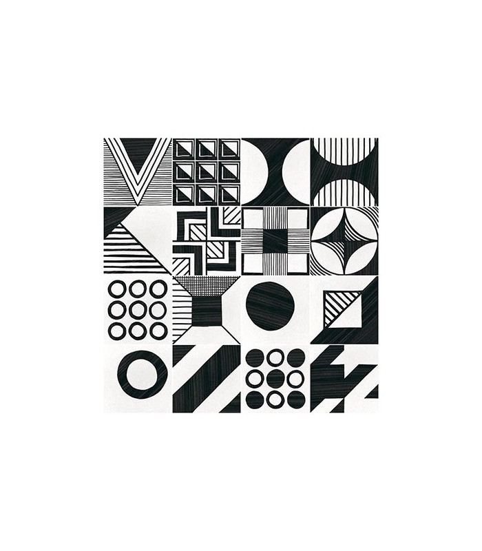 Patchwork B&W 20x20 Equipe