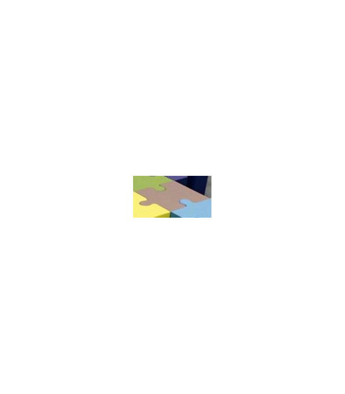 Puzzle1 Pouff Grigio Medio componibile Sixinch