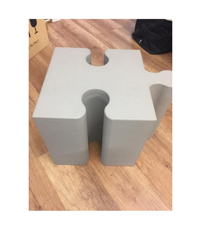 Puzzle1 Pouff Grigio Medio componibile Sixinch
