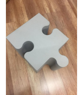 Puzzle1 Pouff Grigio Medio componibile Sixinch