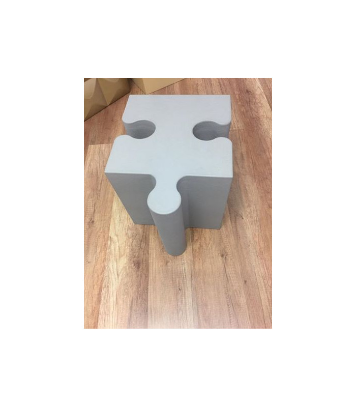 Puzzle1 Pouff Grigio Medio componibile Sixinch