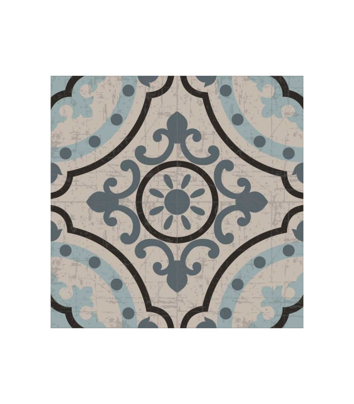 TAPPETO Tria Light Blue in PVC 60x120  Adama'