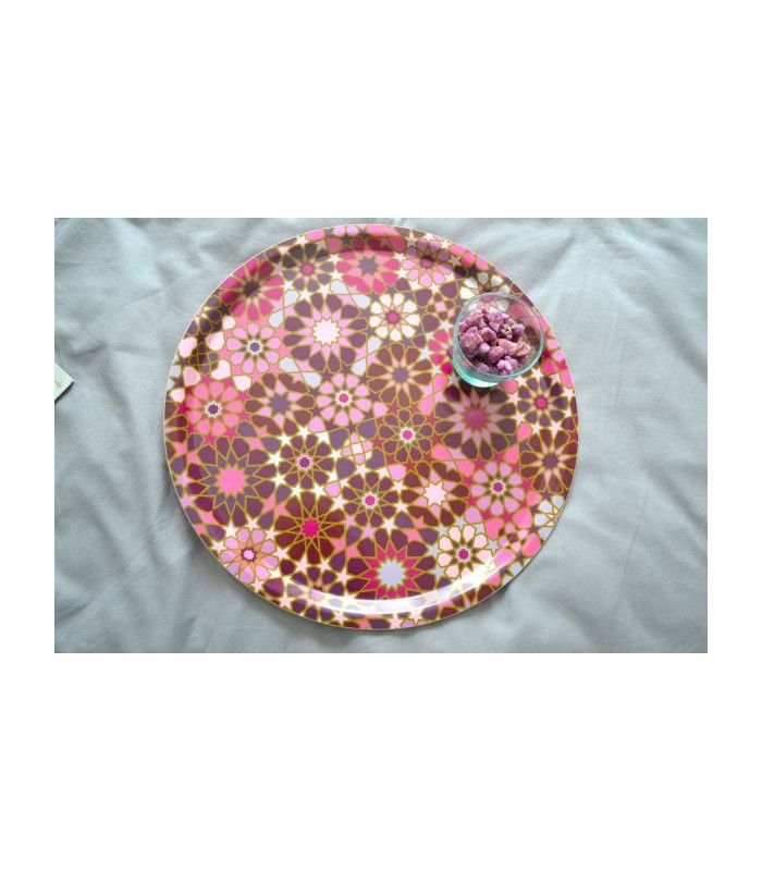 Moucharabieh Parme Vassoio Tondo Image d'Orient