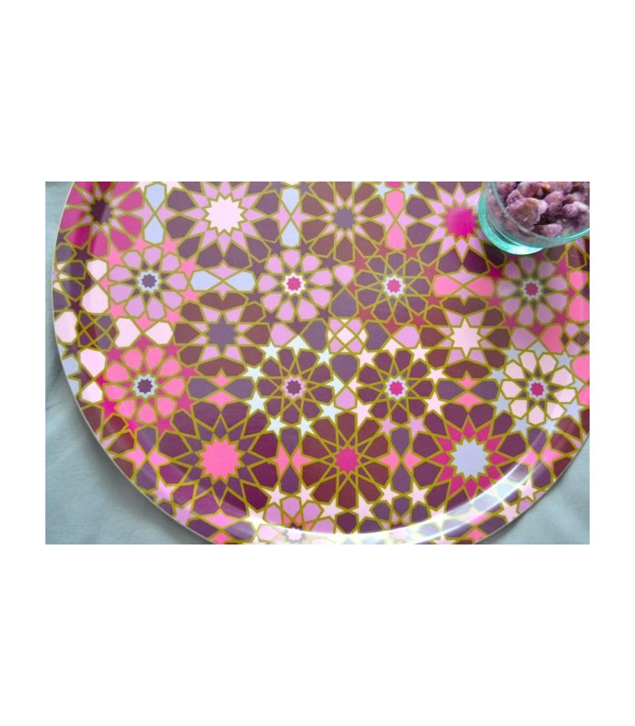 Moucharabieh Parme Vassoio Tondo Image d'Orient