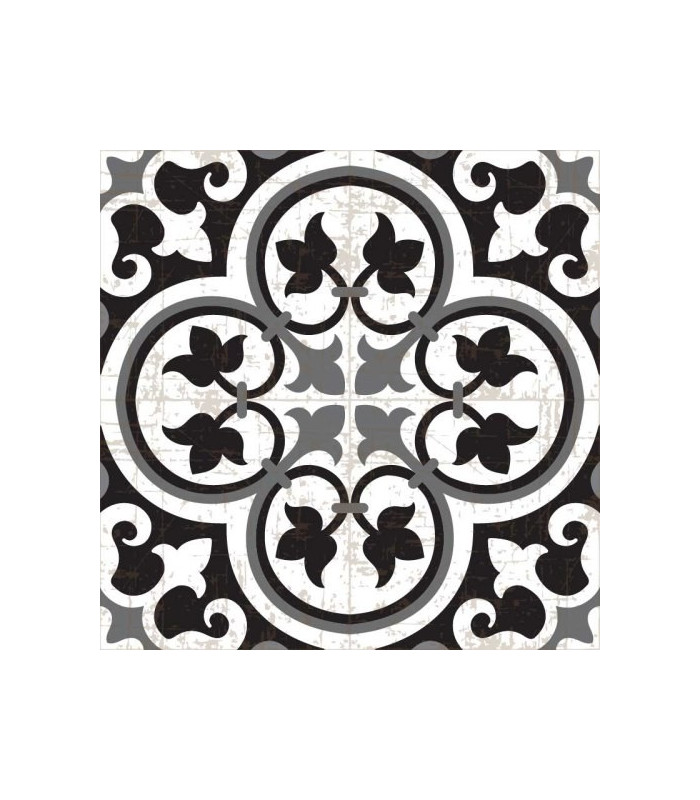 TAPPETO Dream_Black & Red in PVC 60x80  Adama'