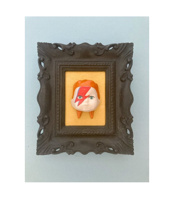 DAVID BOWIE Testa in ceramica