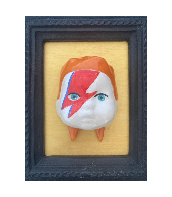 DAVID BOWIE Testa in ceramica