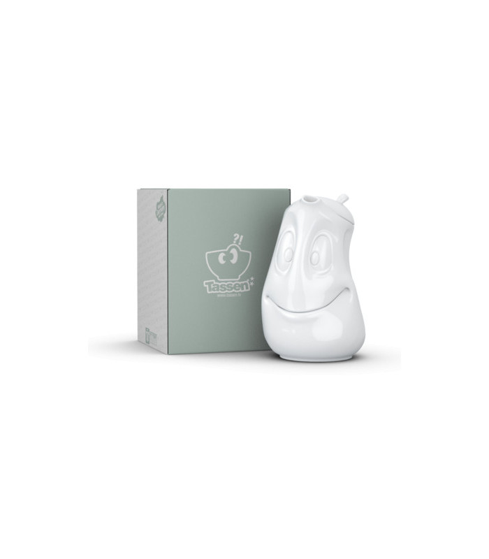 Teiera "Good Mood " in Ceramica Bianca - Tassen