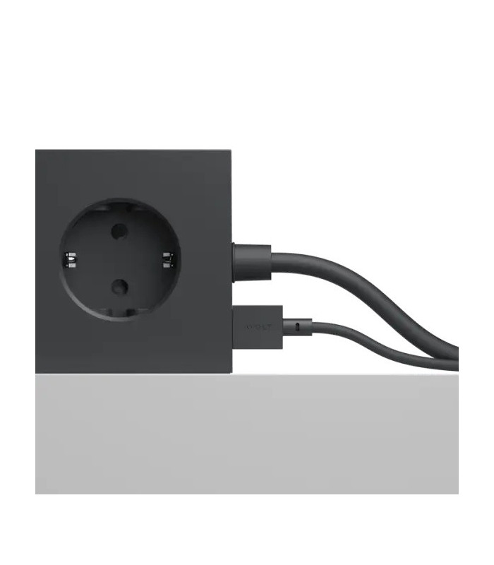 Square1, Stockholm Black -  Multipresa Avolt Design