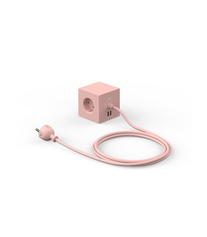 Square1, Old Pink  -  Multipresa Avolt Design