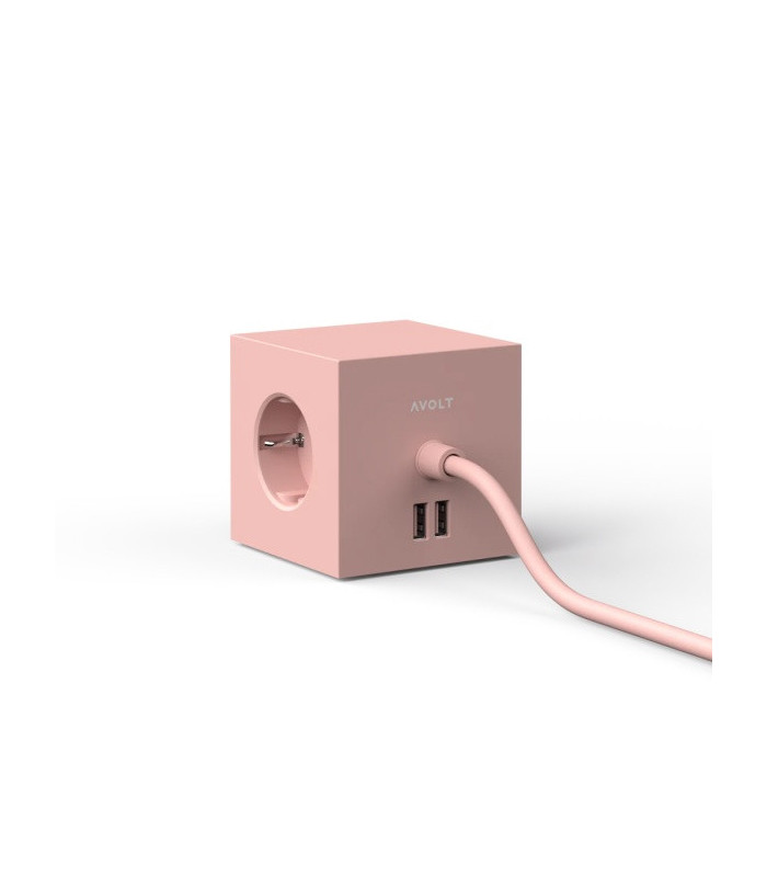 Square1, Old Pink  -  Multipresa Avolt Design