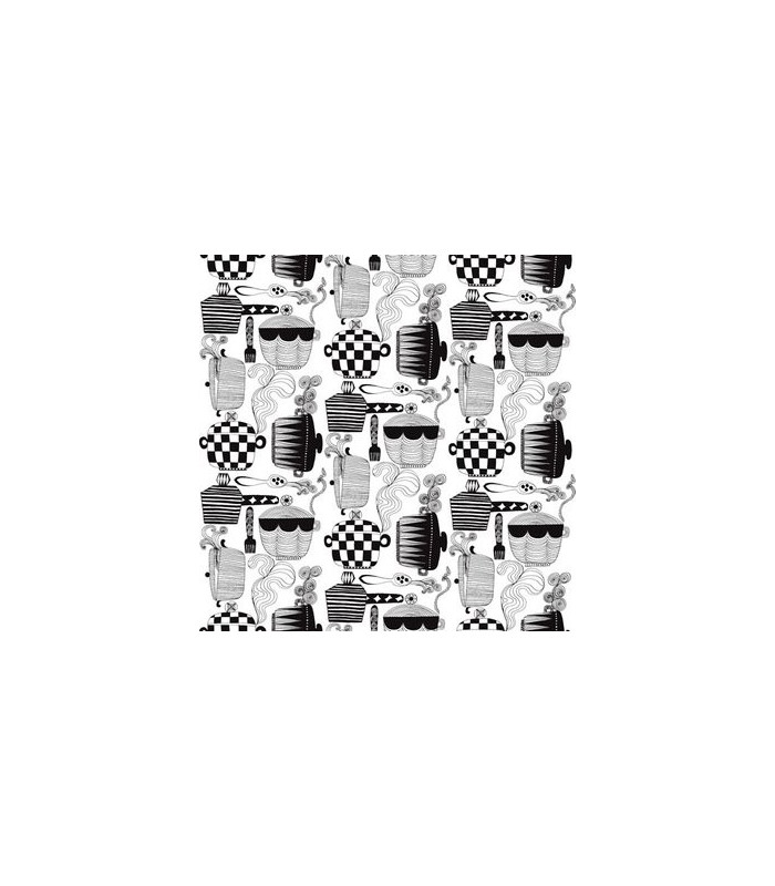 Marimekko tessuto al metro cotone e lino Kattila