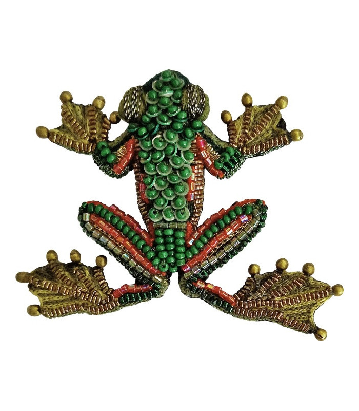 Green Flying Frog ,  Spilla Trovelore