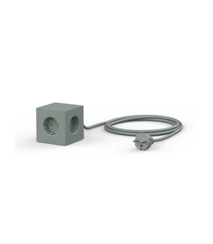 Square1, Oak Green -  Multipresa Avolt Design