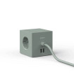 Square1, Oak Green -  Multipresa Avolt Design