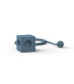 Square1, Ocean Blue Grey -  Multipresa Avolt Design