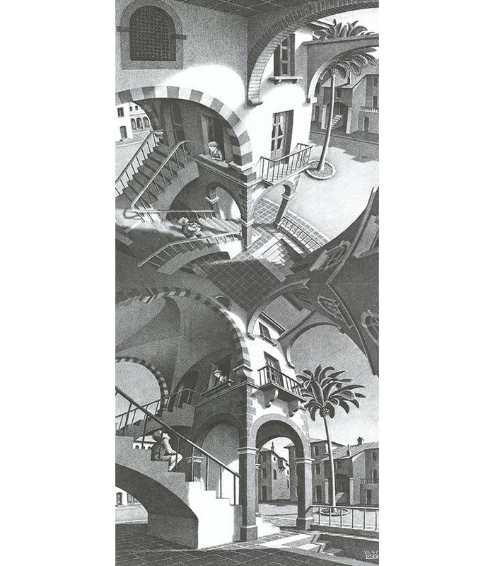 Up and Down Carta da parati M.C.Escher,  Jannelli & Volpi