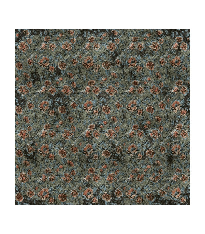 Carta da parati Goldenwall - Redrose,  Inkiostro Bianco