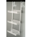 TL Bath Mensola porta oggetti 3 piani Plexigas Nero
