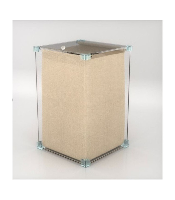 Sacco, Porta biancheria Quadrato in Plexigas Trasparente