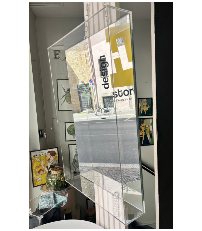 Quadro 70 Specchio con cornice in Plexiglass
