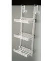 TL Bath Mensola porta oggetti 3 piani Plexigas Nero