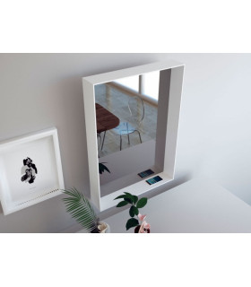 Quadro 70 Specchio con cornice in Plexiglass