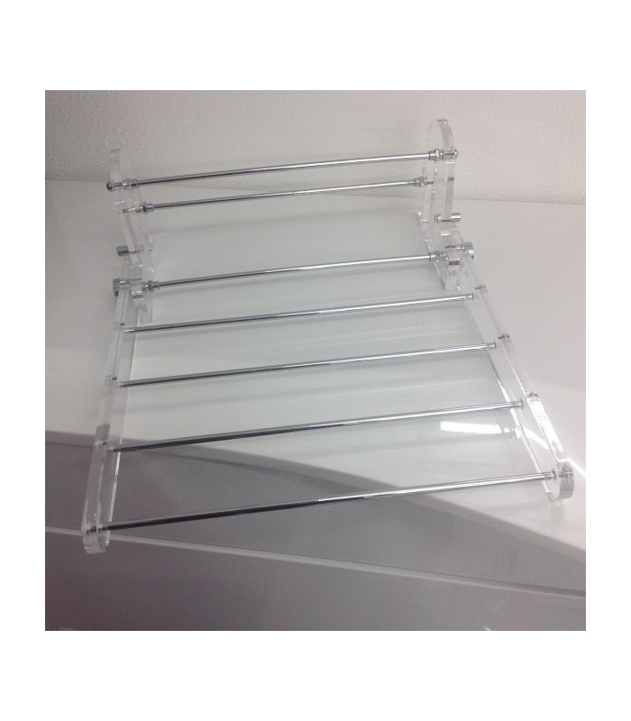 TL Bath porta oggetti piccolo 3 piani Plexigas Arancio 