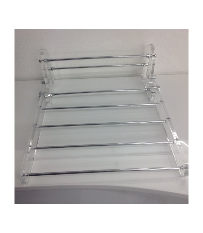 TL Bath porta oggetti piccolo 3 piani Plexigas Arancio 