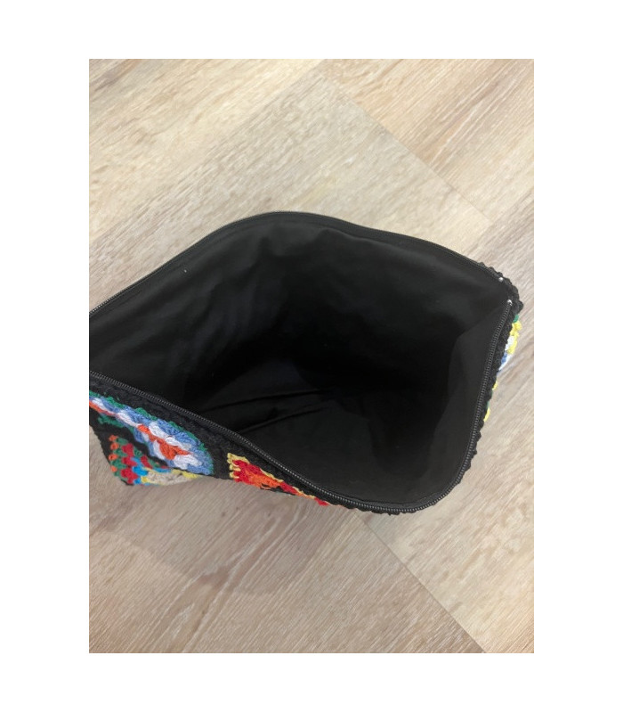 Pochette Porta Trucco in Crochet  Fatto a Mano