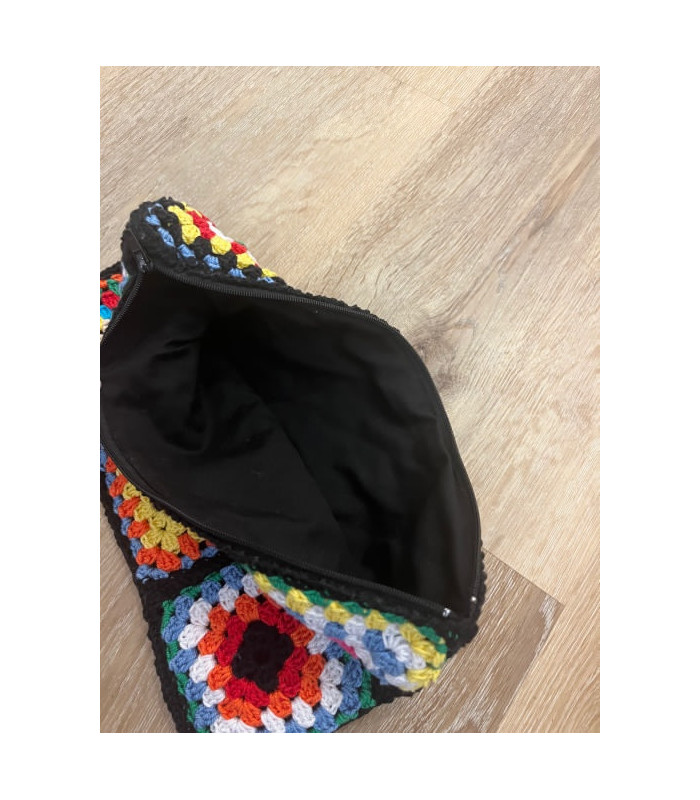 Pochette Porta Trucco in Crochet  Fatto a Mano