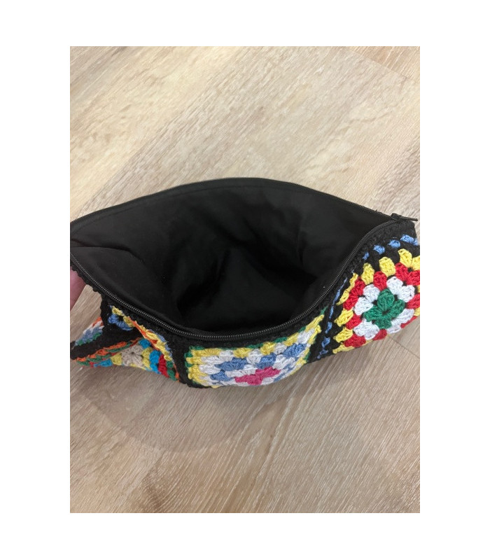 Pochette Porta Trucco in Crochet  Fatto a Mano