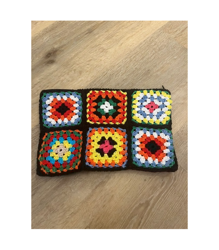 Pochette Porta Trucco in Crochet  Fatto a Mano