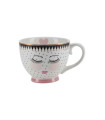 Lace Espresso set di 4 tazze con ricamo Miss Etoile