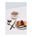 Lace Espresso set di 4 tazze con ricamo Miss Etoile