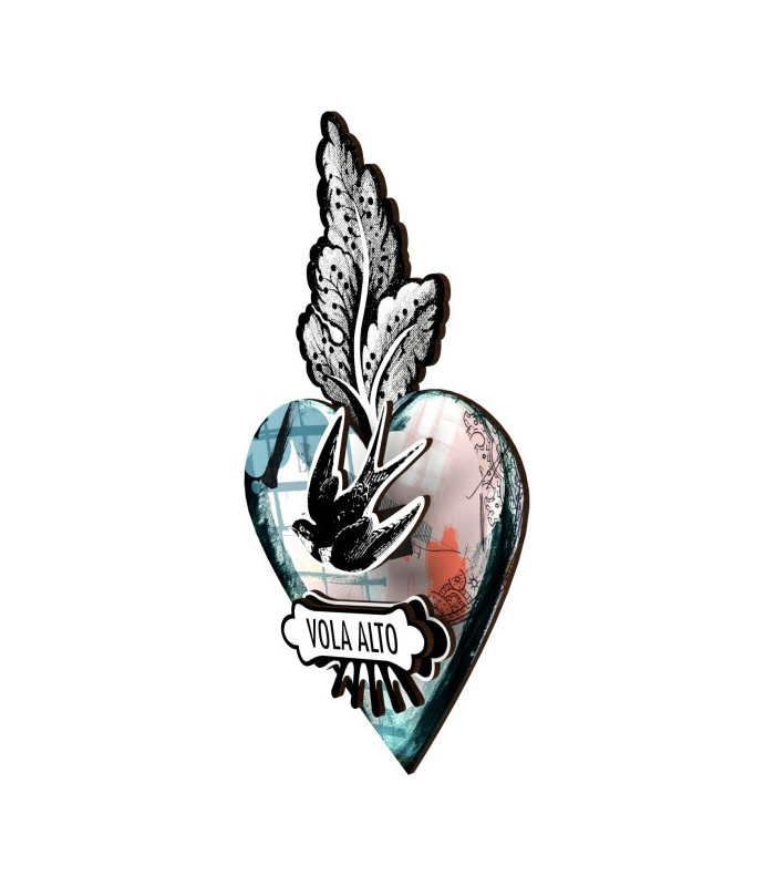 EXVOTO Cuore Decorativo Fly High / Vola Alto