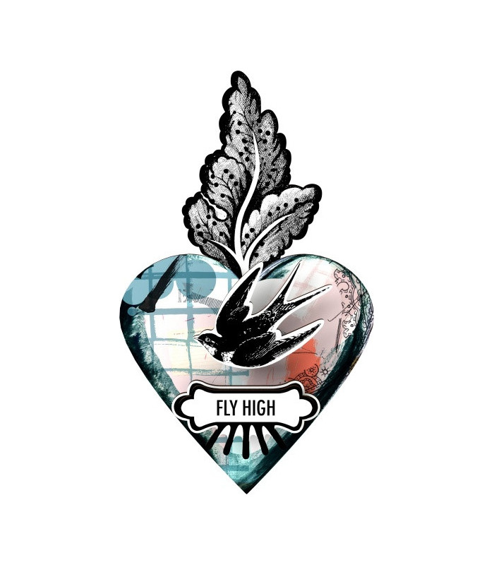 EXVOTO Cuore Decorativo Fly High / Vola Alto