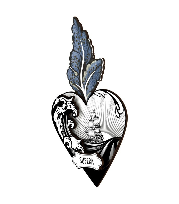 EXVOTO Cuore Decorativo Go Beyond / Supera