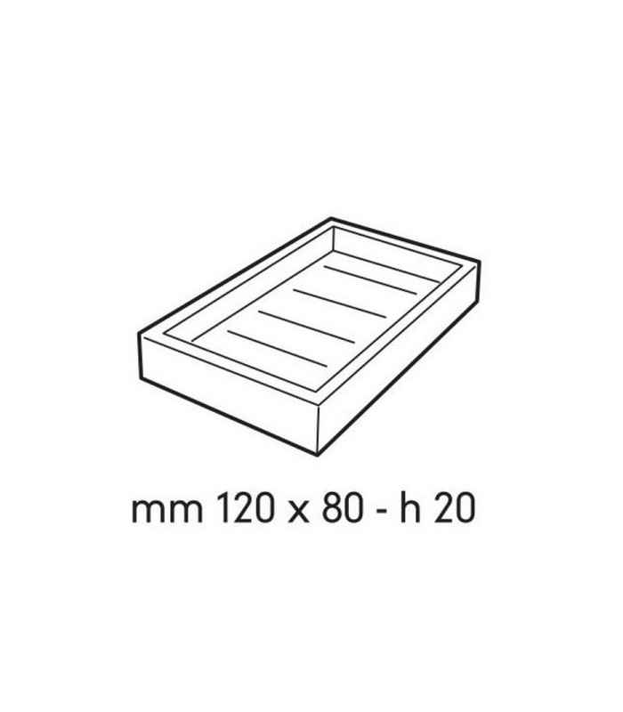IVASI Porta Sapone Nero da appoggio Geelli