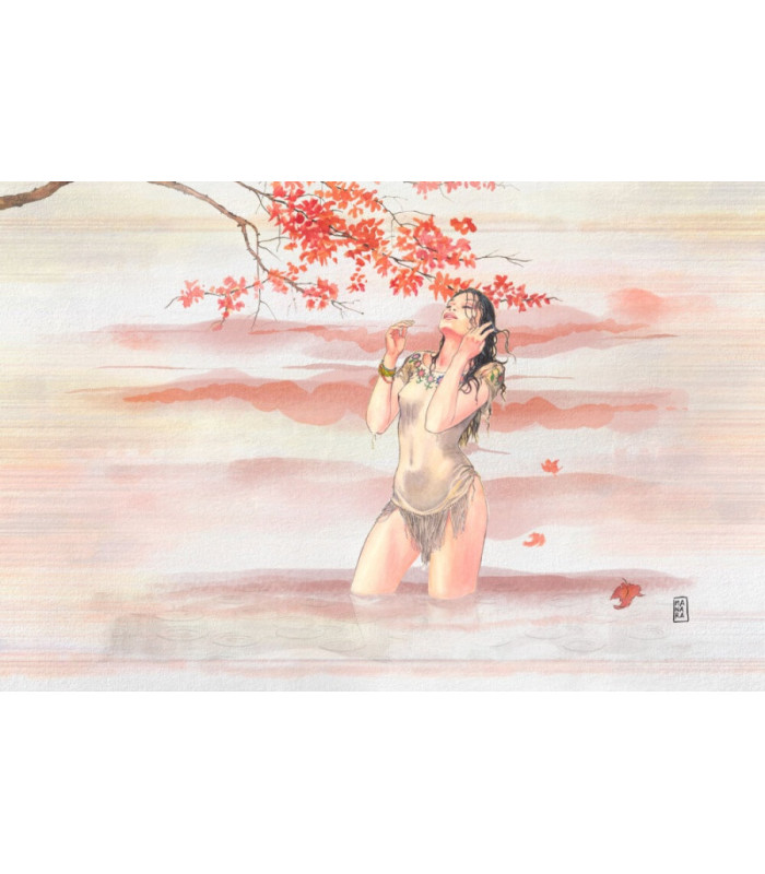 Venus, Milo Manara - Intonaco da parati Affreschi & Affreschi