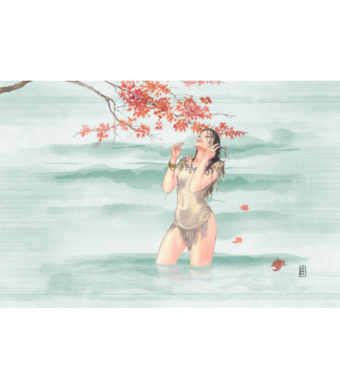 Venus, Milo Manara - Intonaco da parati Affreschi & Affreschi