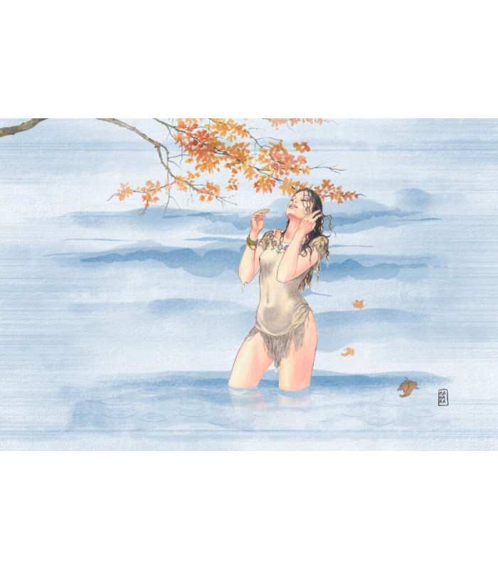 Venus, Milo Manara - Intonaco da parati Affreschi & Affreschi