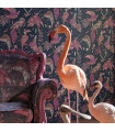 Animalia Audubon Pink Clarke & Clarke