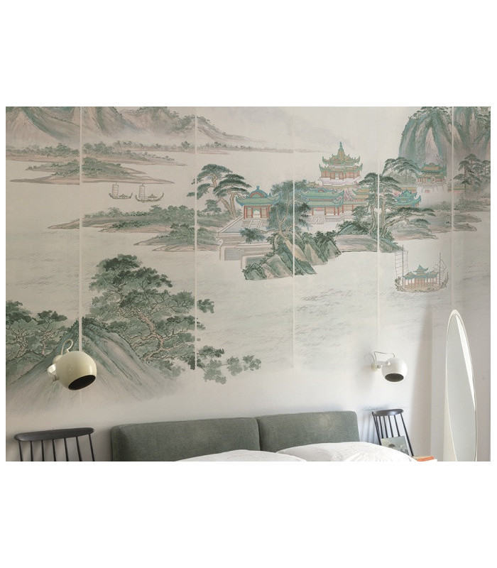 Kaisui_Pastel Pannello decorativo della collezione JV201 Murals Decor Ogni pannello è formato da un proprio numero di teli in al