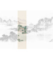 Kaisui_Pastel Pannello decorativo della collezione JV201 Murals Decor Ogni pannello è formato da un proprio numero di teli in al