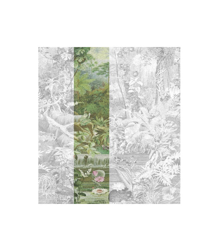 Coari_Green Pannello decorativo della collezione JV201 Murals Decor Ogni pannello è formato da un proprio numero di teli