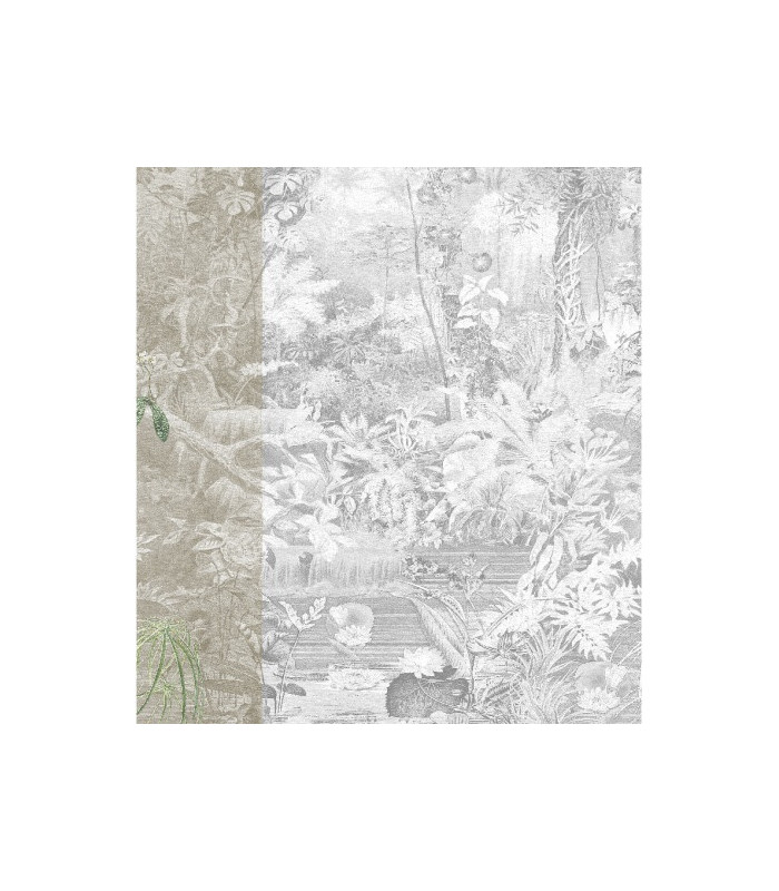 Coari_Green Pannello decorativo della collezione JV201 Murals Decor Ogni pannello è formato da un proprio numero di teli