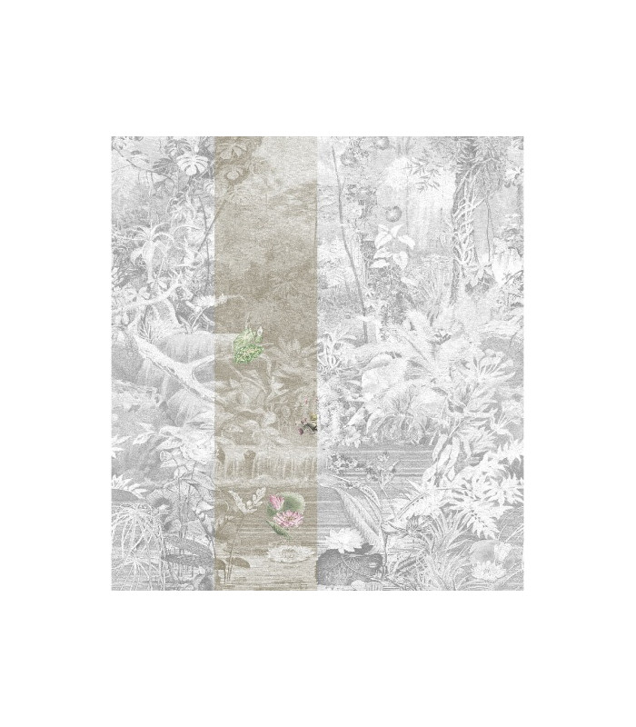 Coari_Green Pannello decorativo della collezione JV201 Murals Decor Ogni pannello è formato da un proprio numero di teli