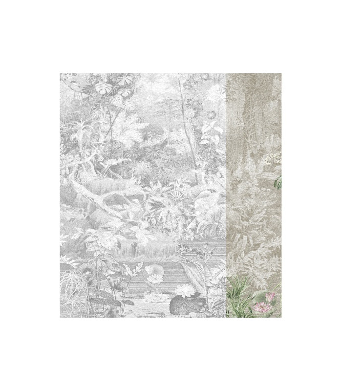 Coari_Green Pannello decorativo della collezione JV201 Murals Decor Ogni pannello è formato da un proprio numero di teli